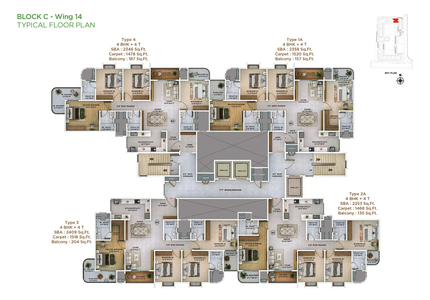 Sattva Vasanta Skye Floor Plan