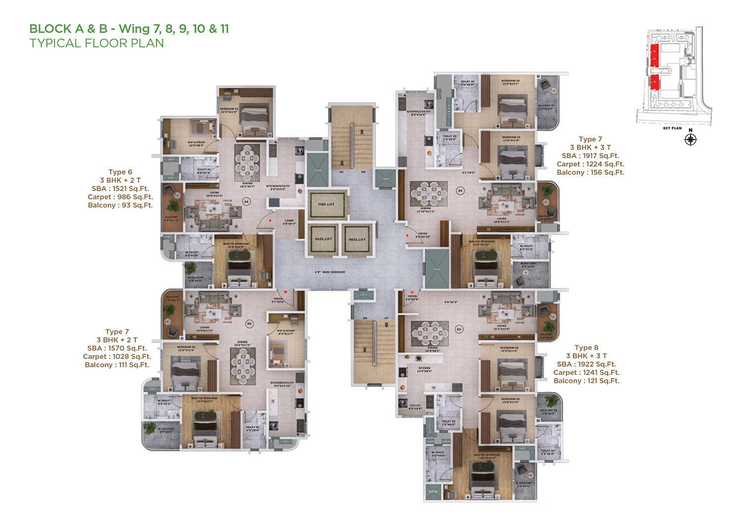 Sattva Vasanta Skye Floor Plan