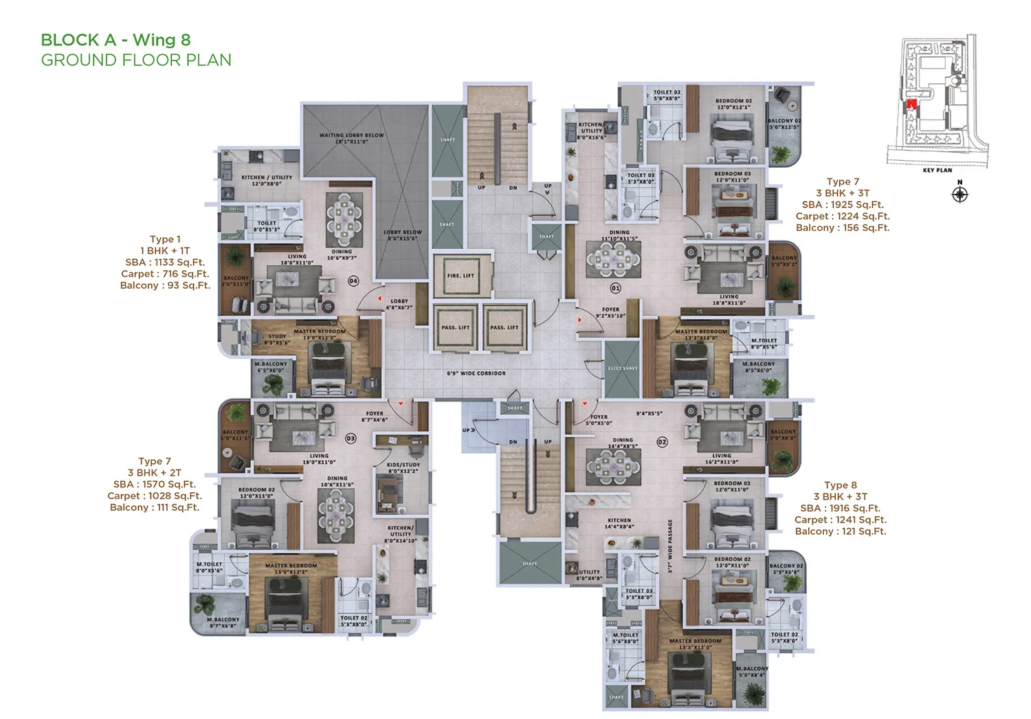 Sattva Vasanta Skye Floor Plan