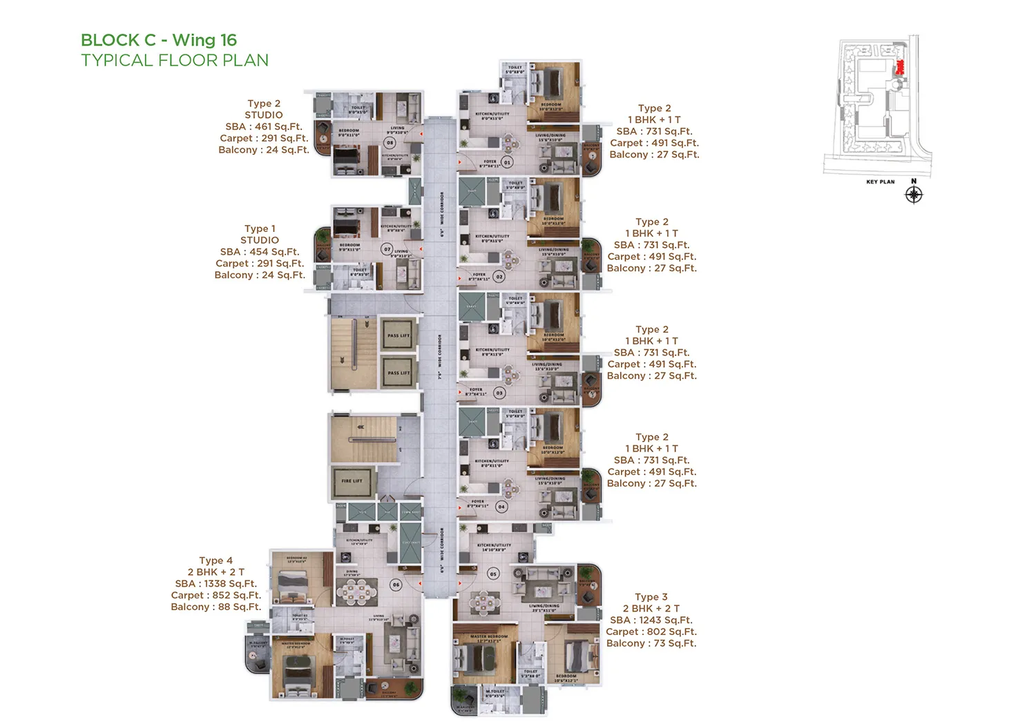 Sattva Vasanta Skye Floor Plan
