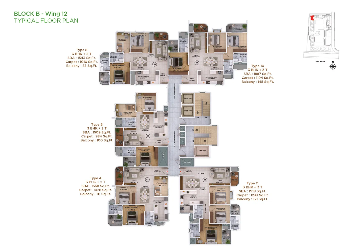 Sattva Vasanta Skye Floor Plan