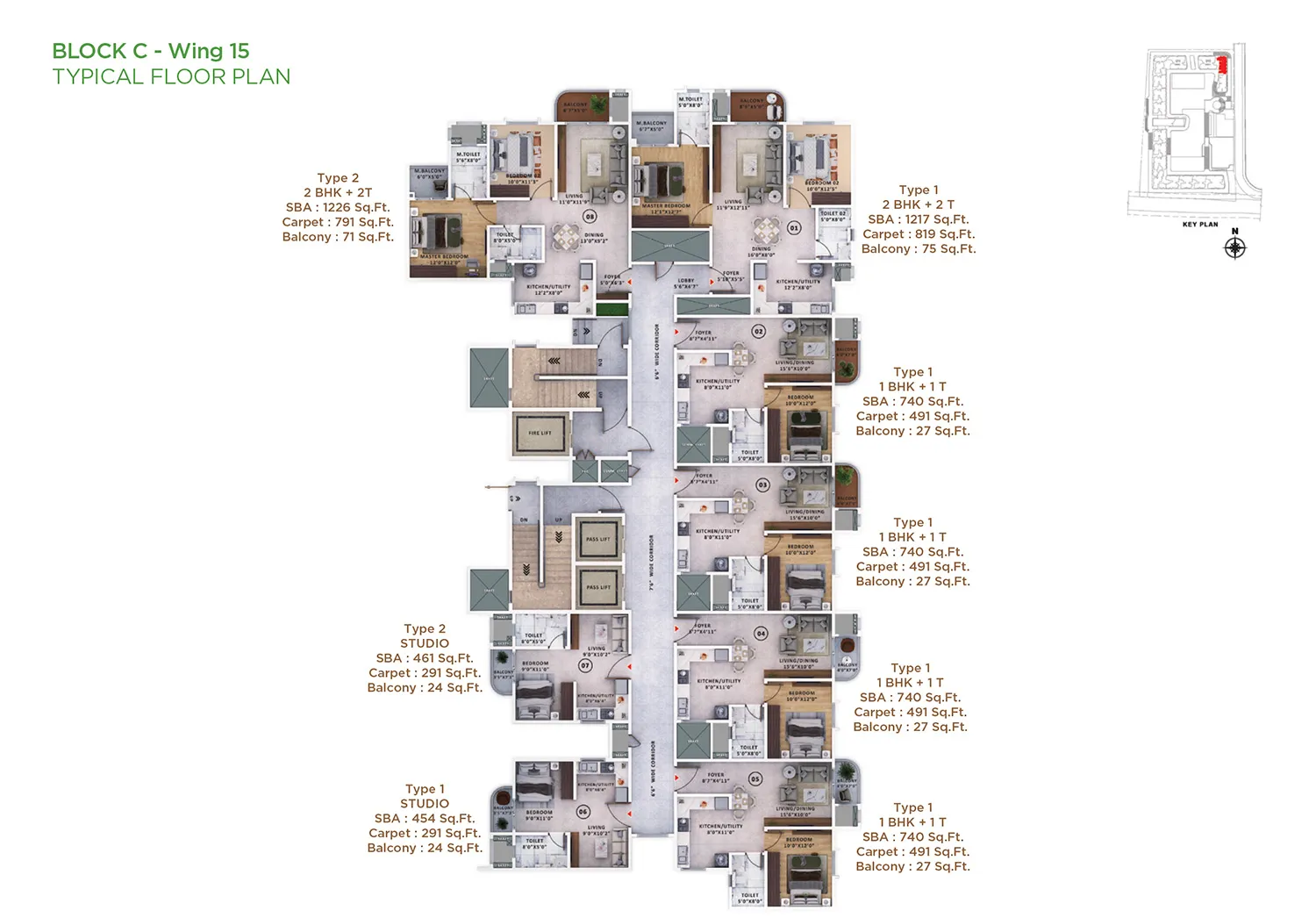 Sattva Vasanta Skye Floor Plan